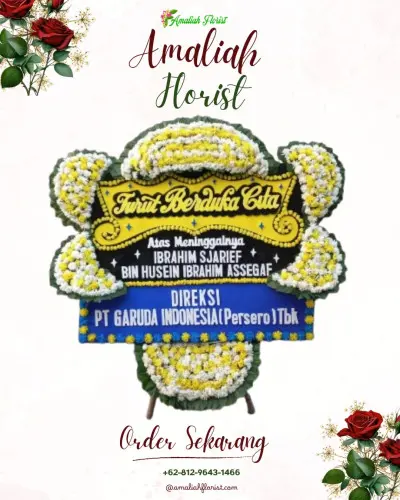 Papan Bunga Duka di Jakasampurna